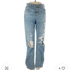 Ag Adriano Goldschmied Blue Boot Cut Jeans